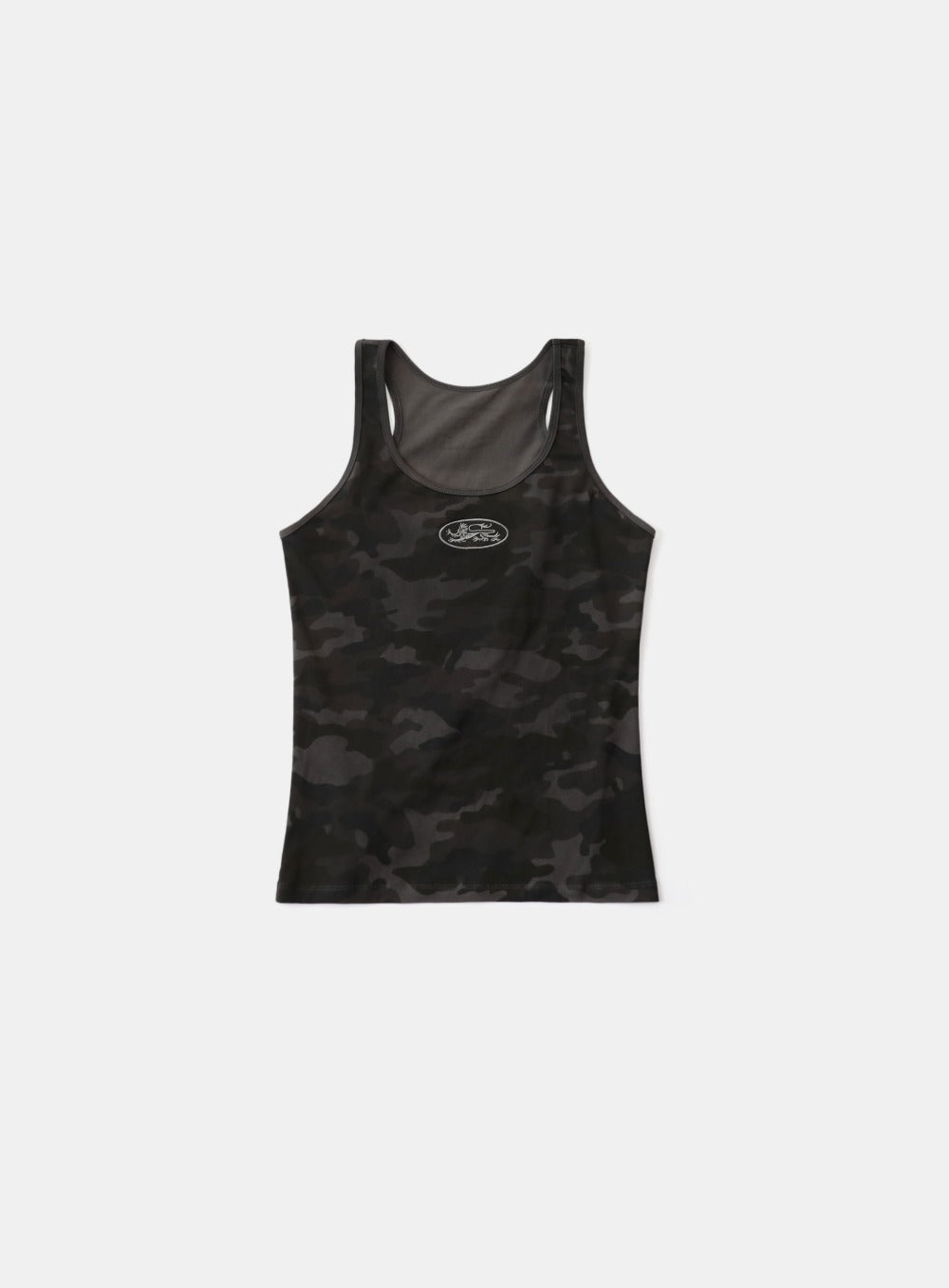 Unisex Mystic Tank Slim Fit - Black Camo
