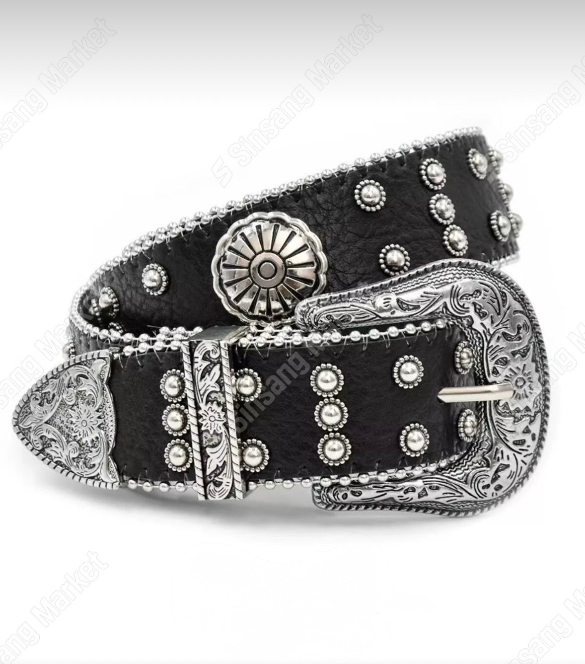 復古窩釘皮帶［4色入］