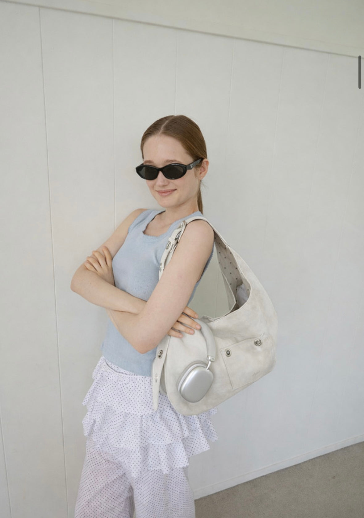 BUCKLE REVERSIBLE SHOULDER BAG（3 colors)