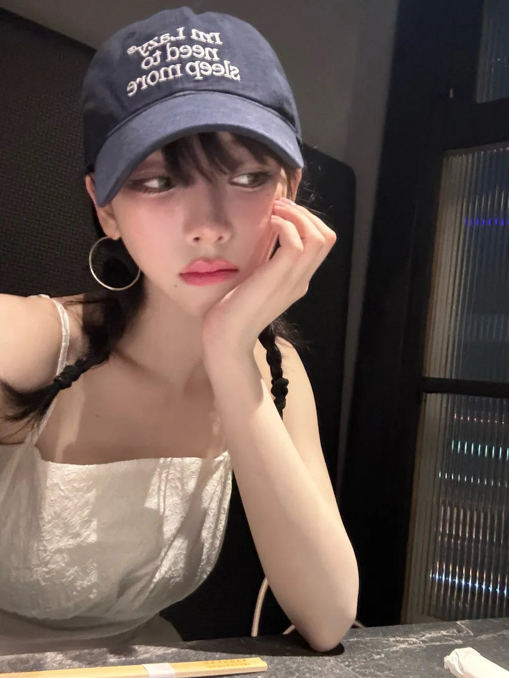 (Karina同款)Lazyz帽 Sleep More Washing Ball Cap