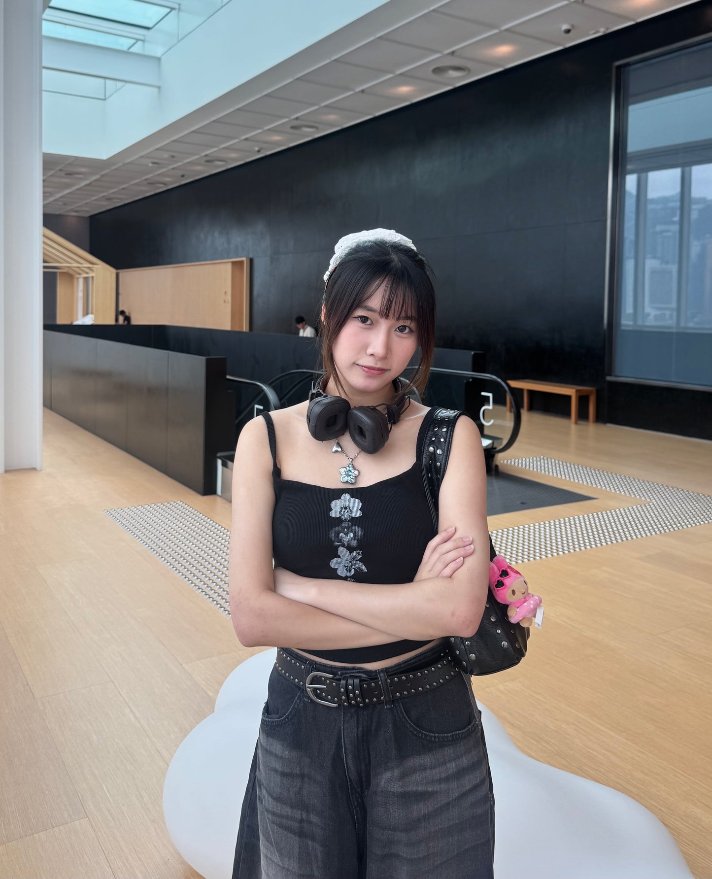 (現貨)小性感花花背心連pad