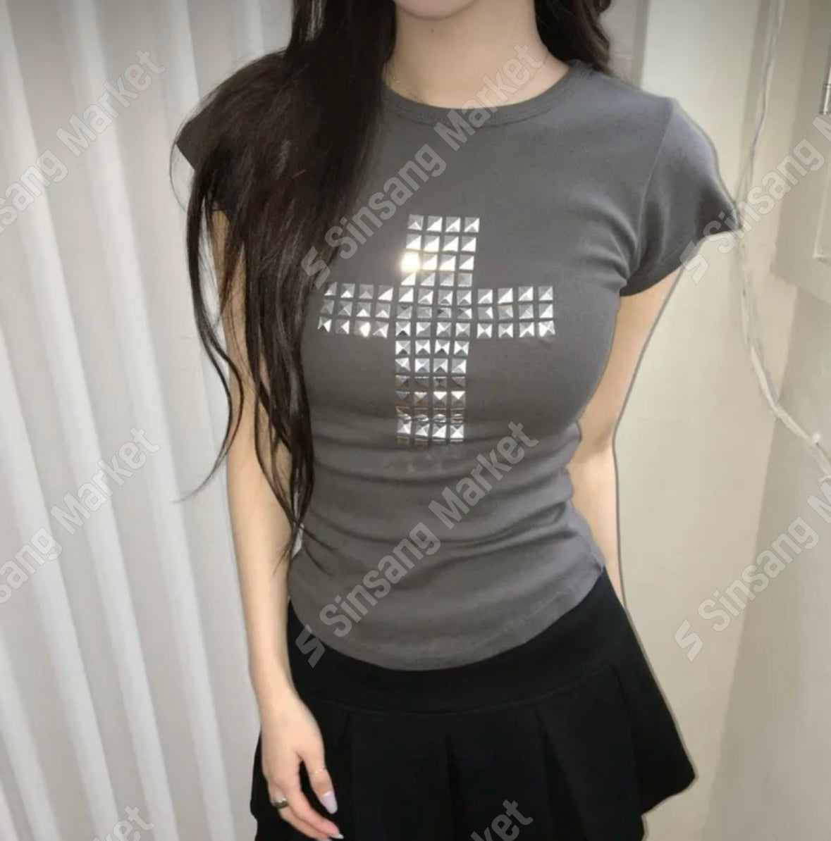 閃石十字Tee（3色入）