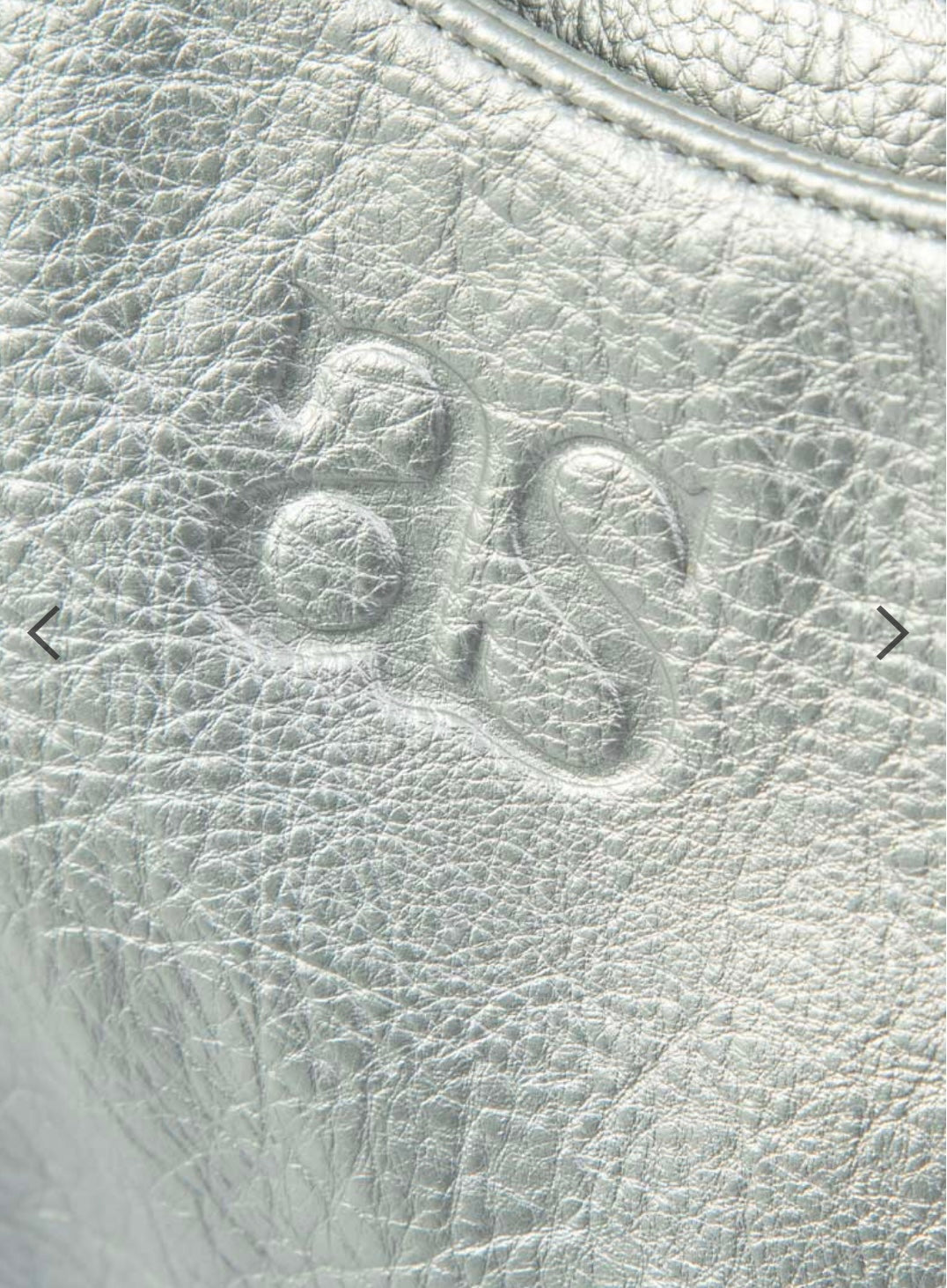 as”on BONITA MINI BAG / SILVER