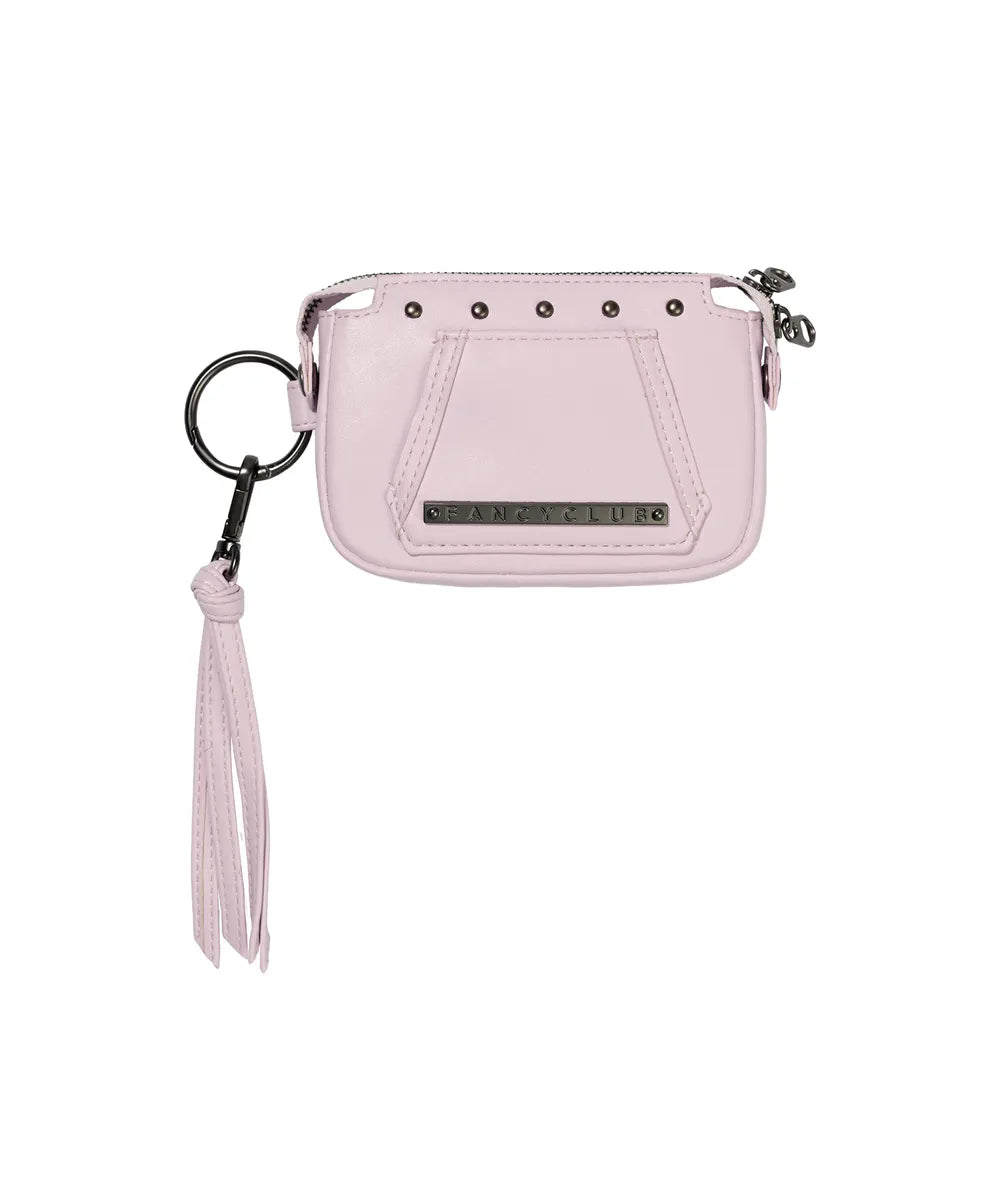 FANCYCLUB VEIL STUD BAG & WALLET (BLACK)