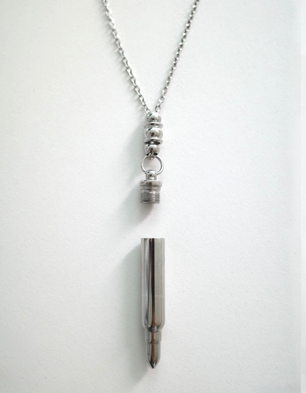Metalic Bullet Necklace