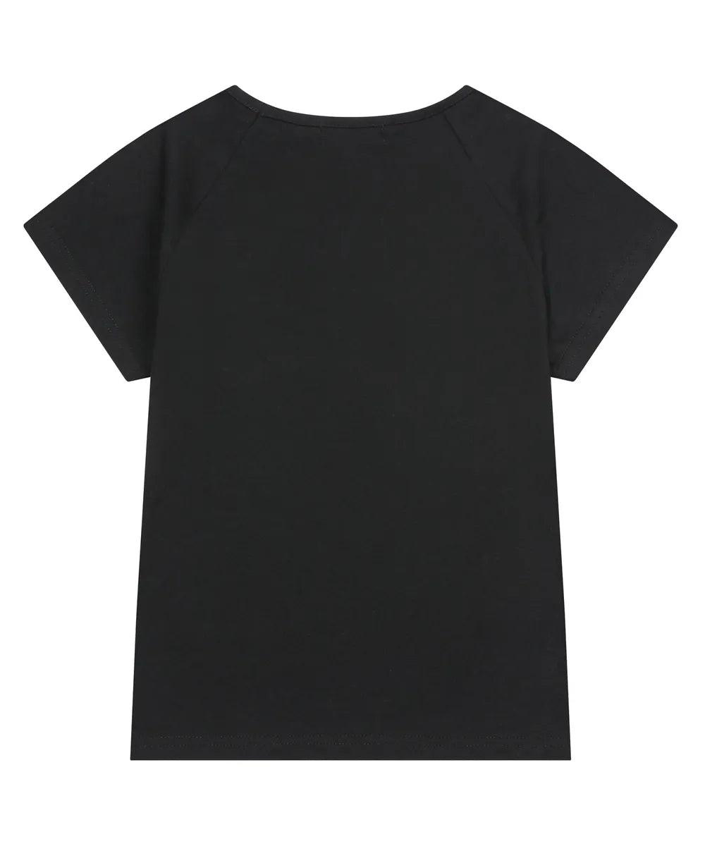 Sierra Leopard Print Heart Short Sleeve T-shirt (4 Colors)