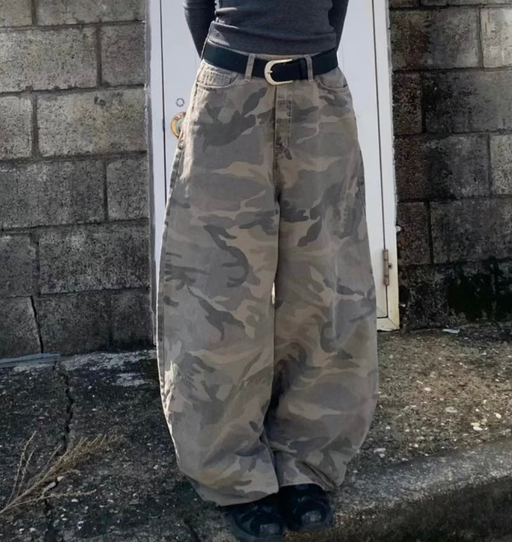 (M現貨)Unisex迷彩長褲
