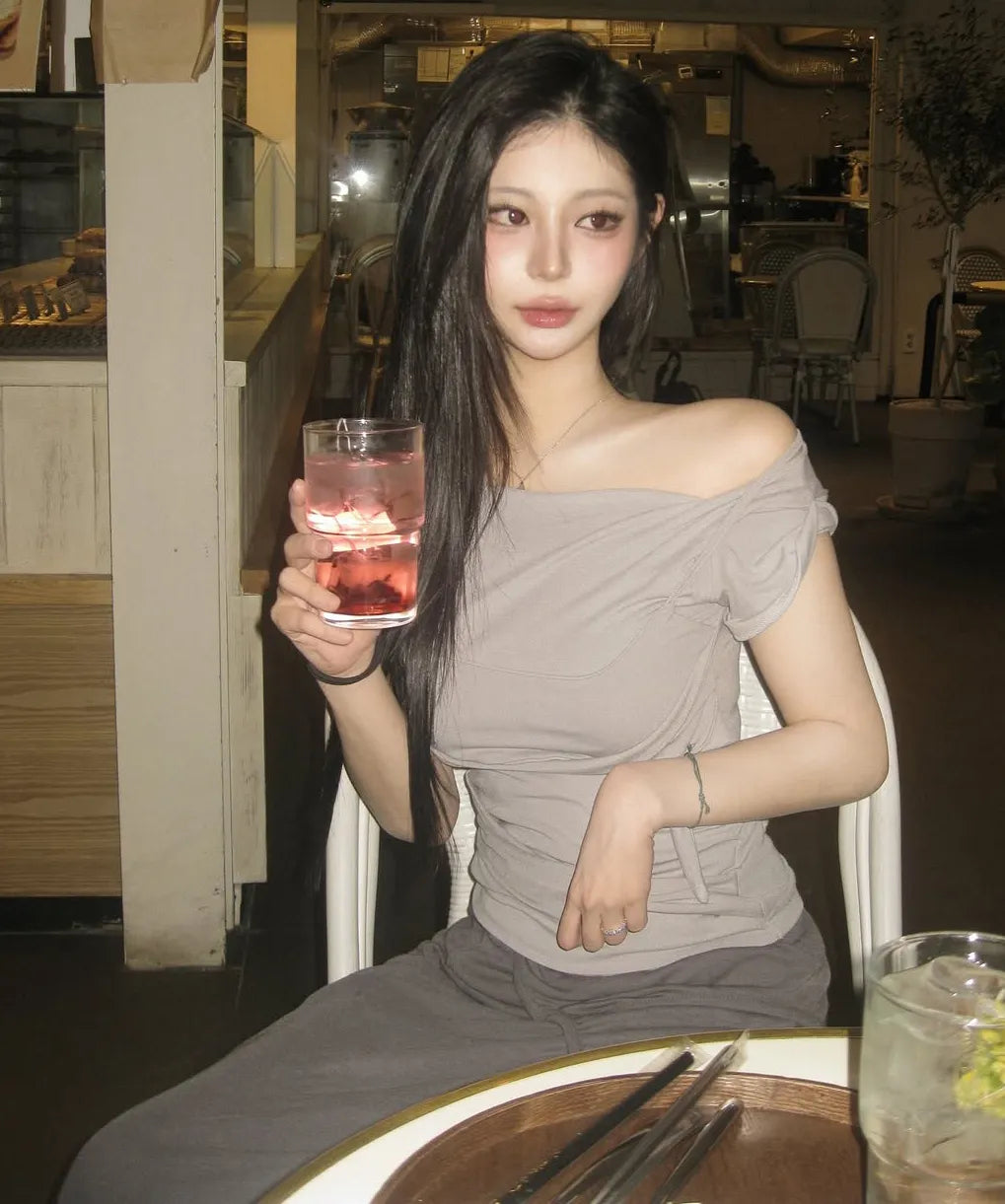 FLARE UP Layered Bustier T-Shirt(4 colors)