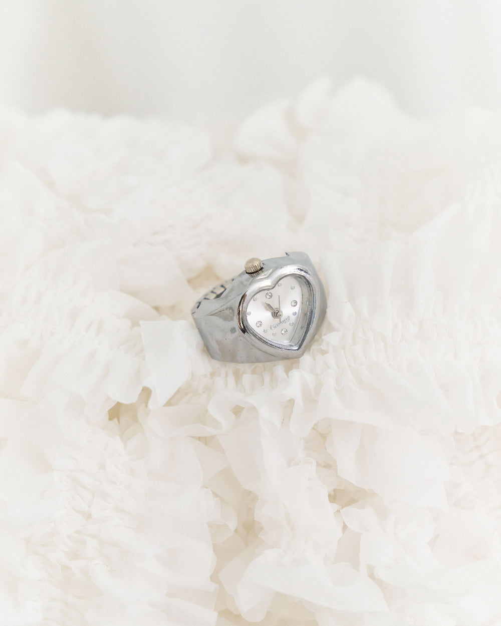 Grumpy Stuff Heart Signet Ring Watch
