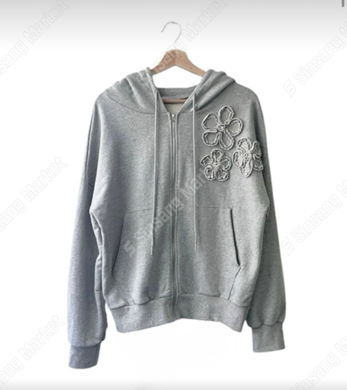 立體花花冷外套