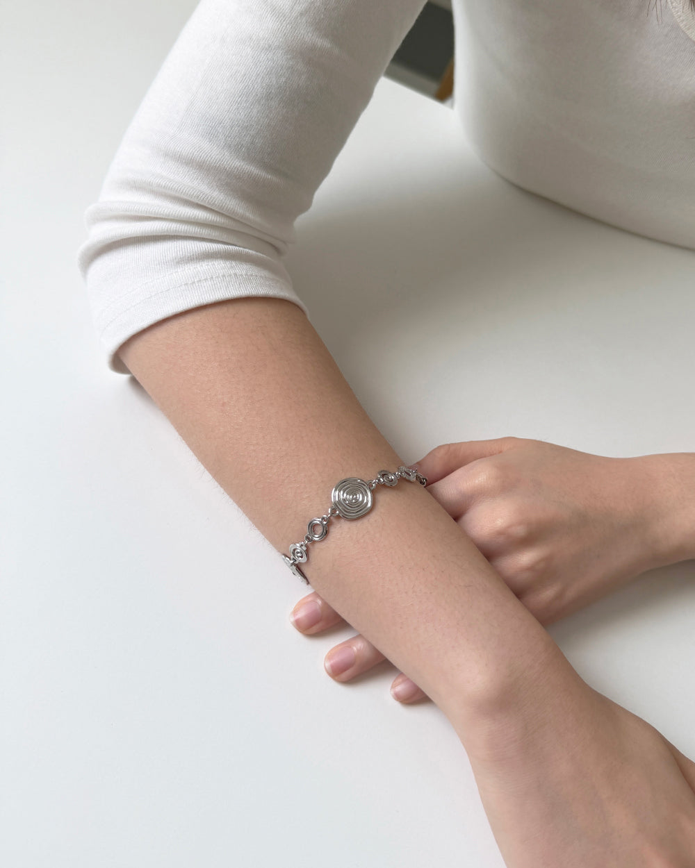 Grumpy Stuff Spiral Bloom Bracelet