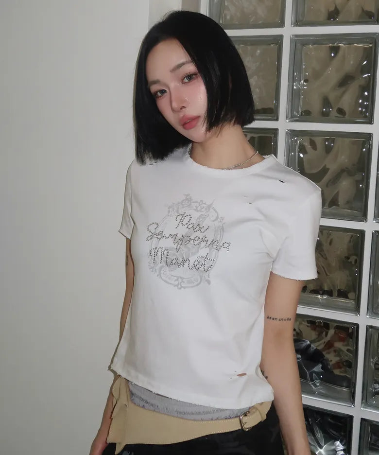 ROCKCAKE Semperna Hotfix Crop Top (3 colors)