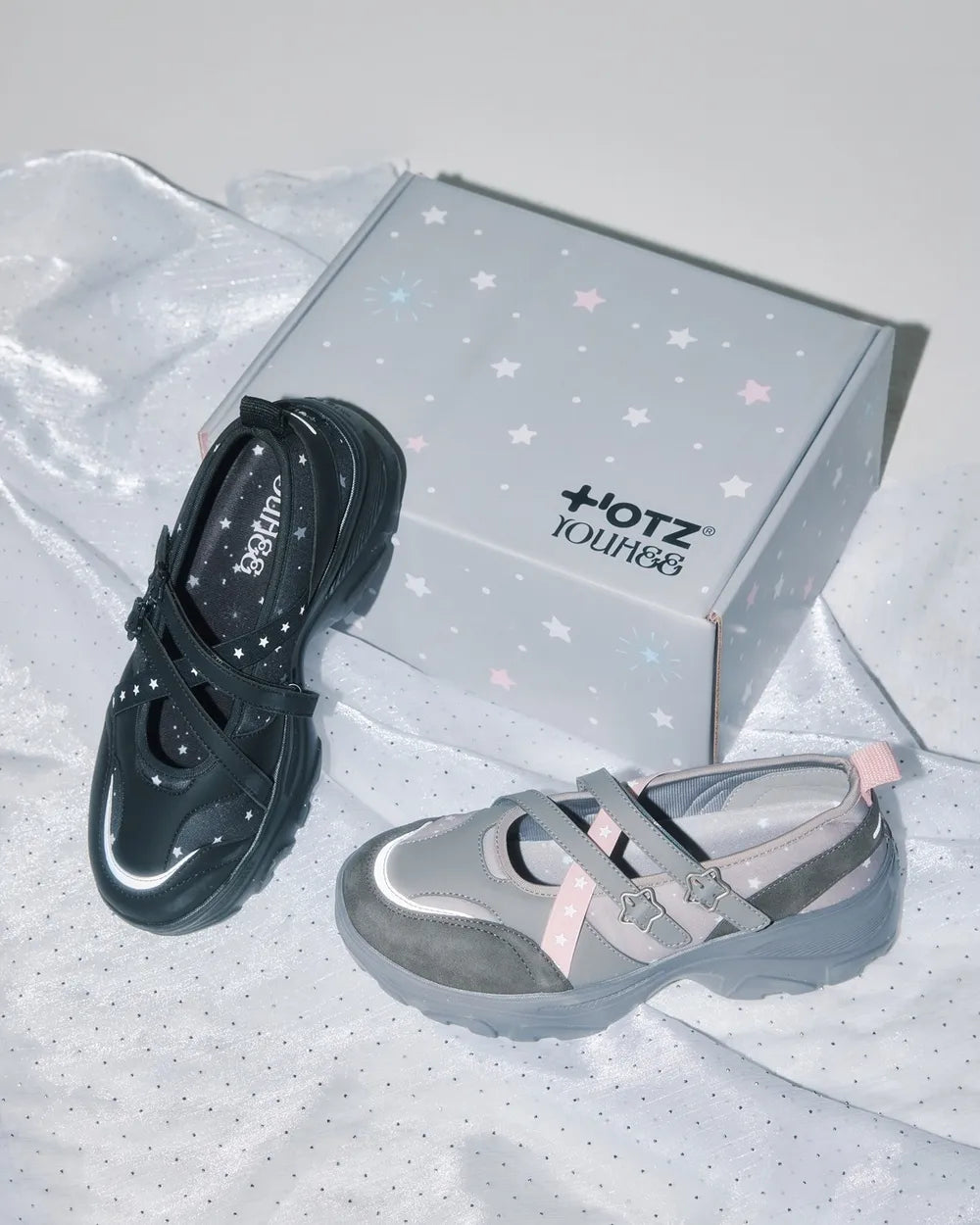[YOUHEEXOTZ] LOMITA PLATFORM STAR MARYJANE SHOES_BLACK