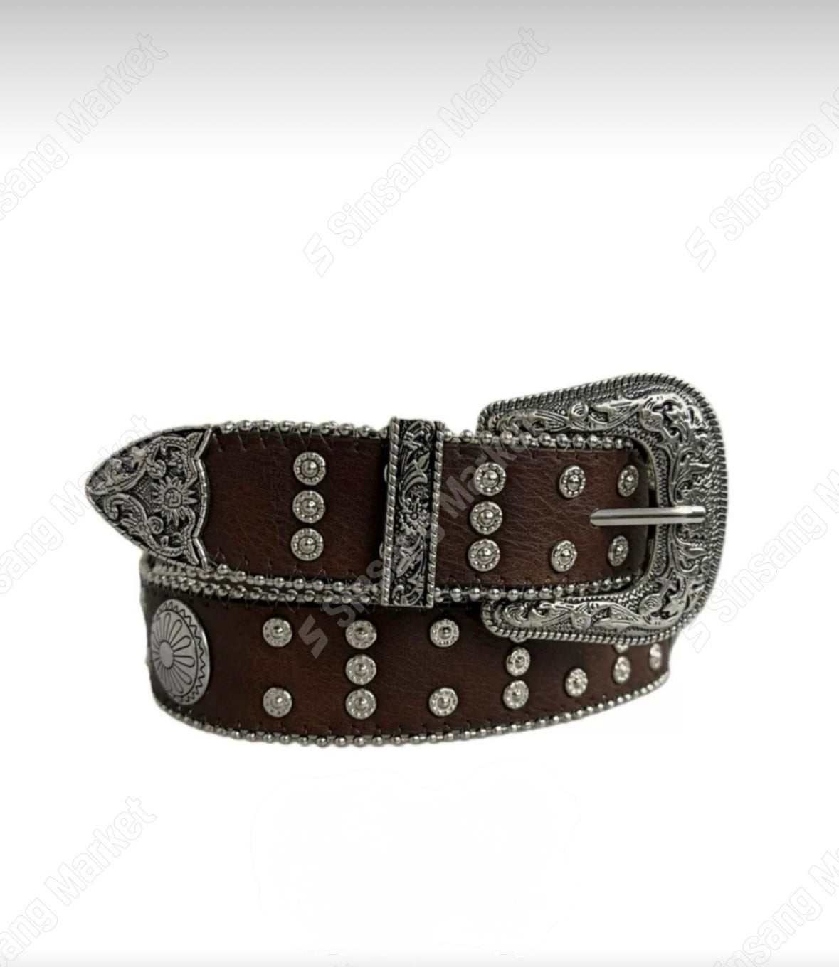 復古窩釘皮帶［4色入］