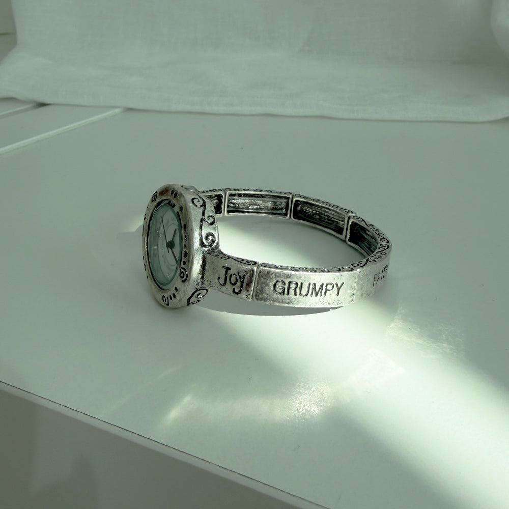 Shabby Spiral Letter Watch