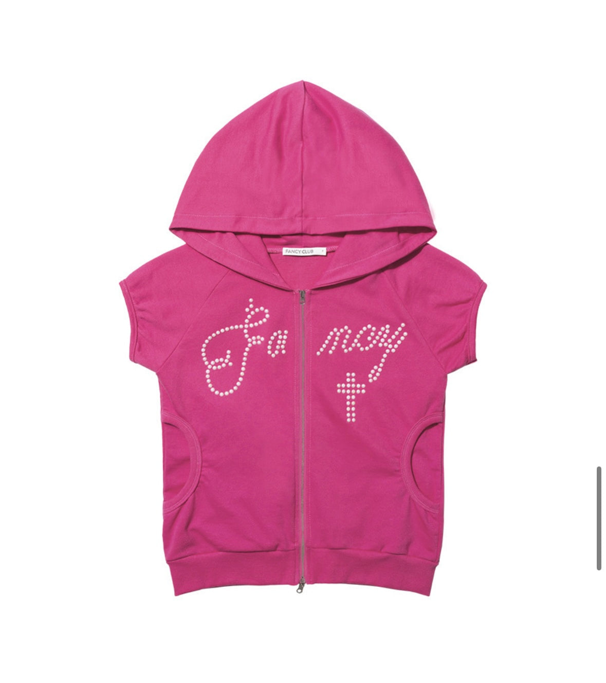 Fancyclub HOTFIX PUFF SLEEVE HOOD ZIP-UP (4 colors)