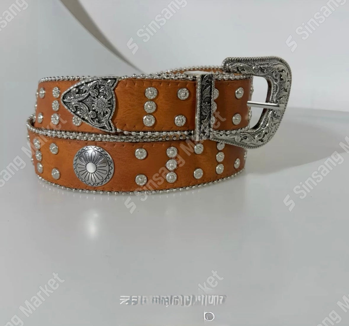 復古窩釘皮帶［4色入］