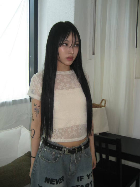 星星透膚Top
