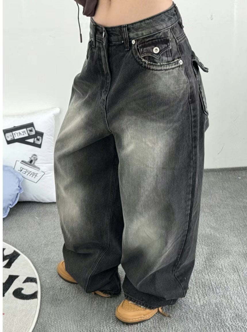 (M碼現貨)Karina同款黑色神褲