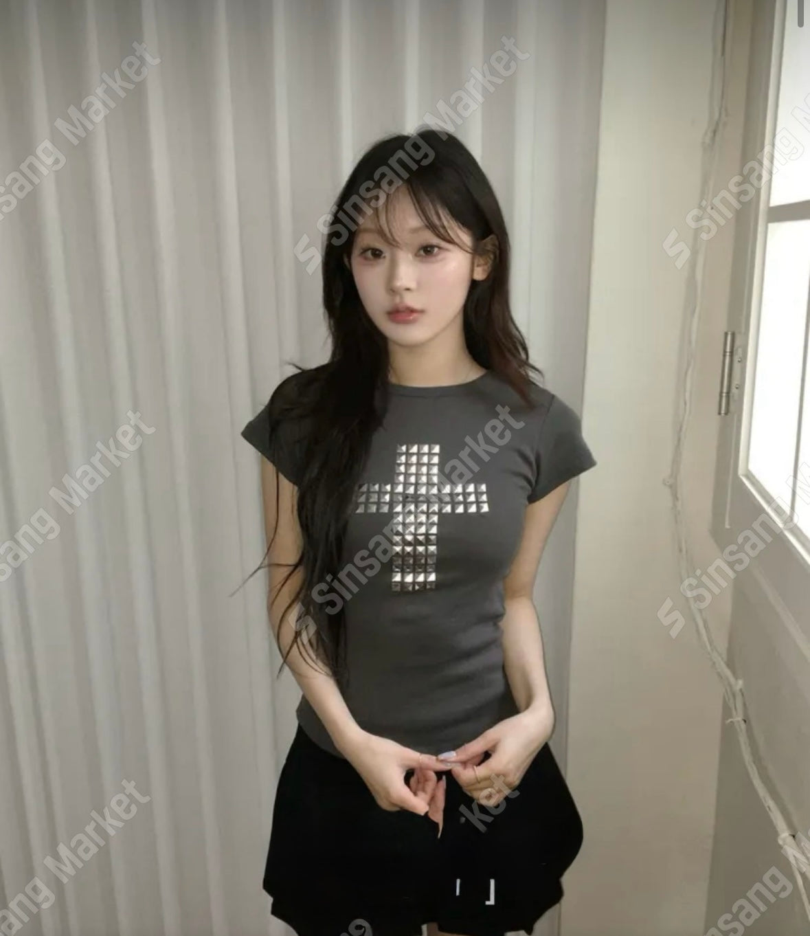 閃石十字Tee（3色入）