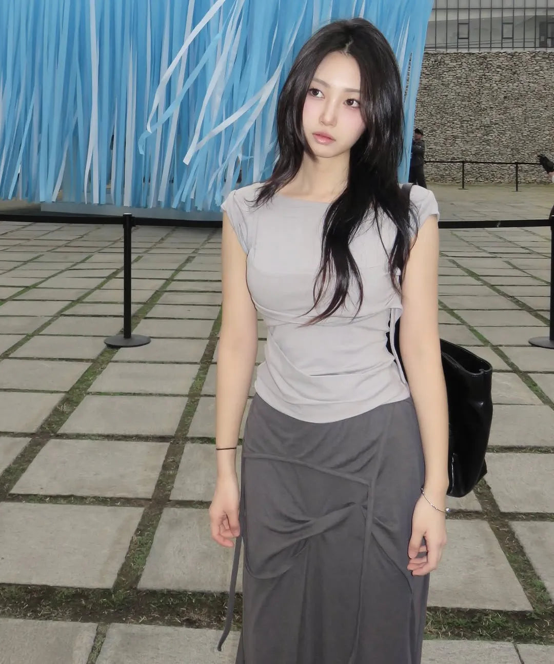 FLARE UP Layered Bustier T-Shirt(4 colors)