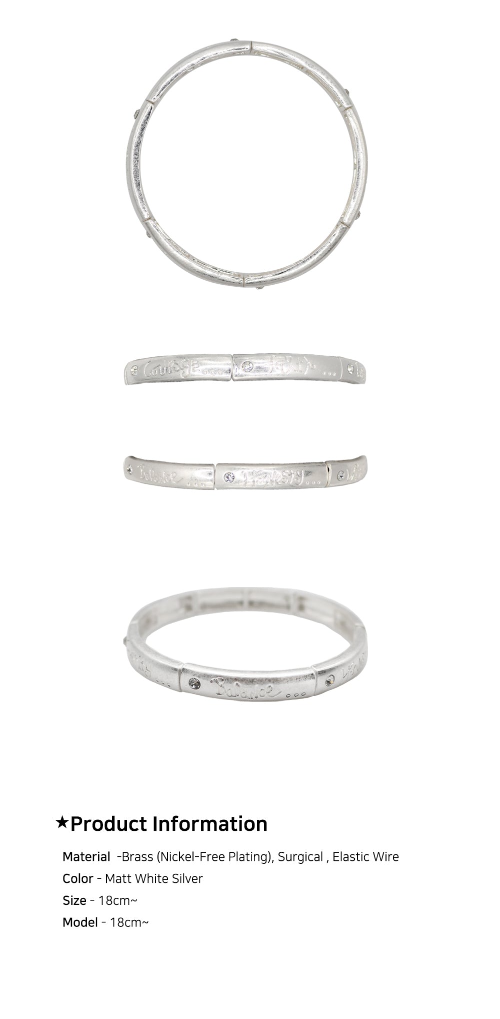 Whisper Letter Bracelet