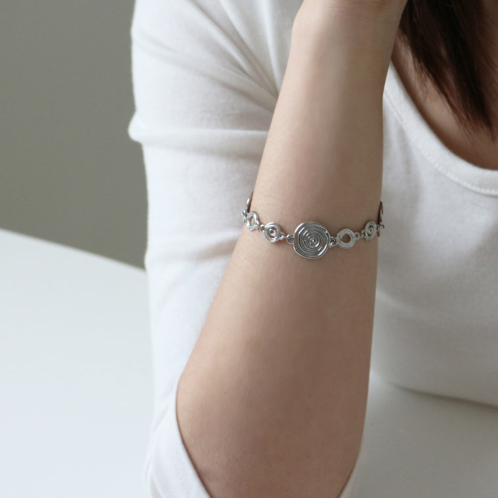 Grumpy Stuff Spiral Bloom Bracelet