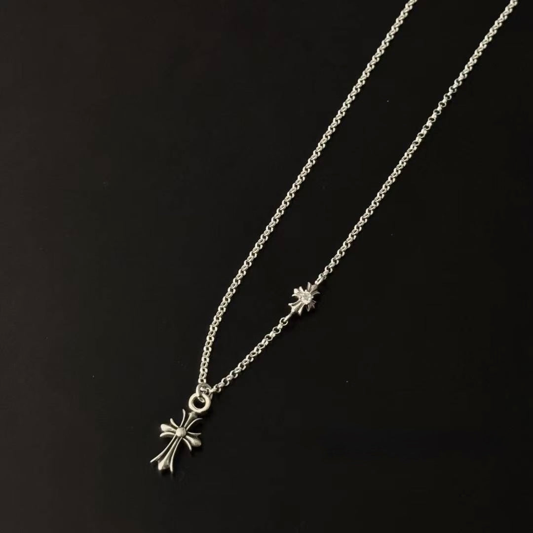 雙面十字架頸鏈