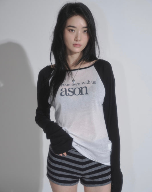 Ason透透薄長袖T