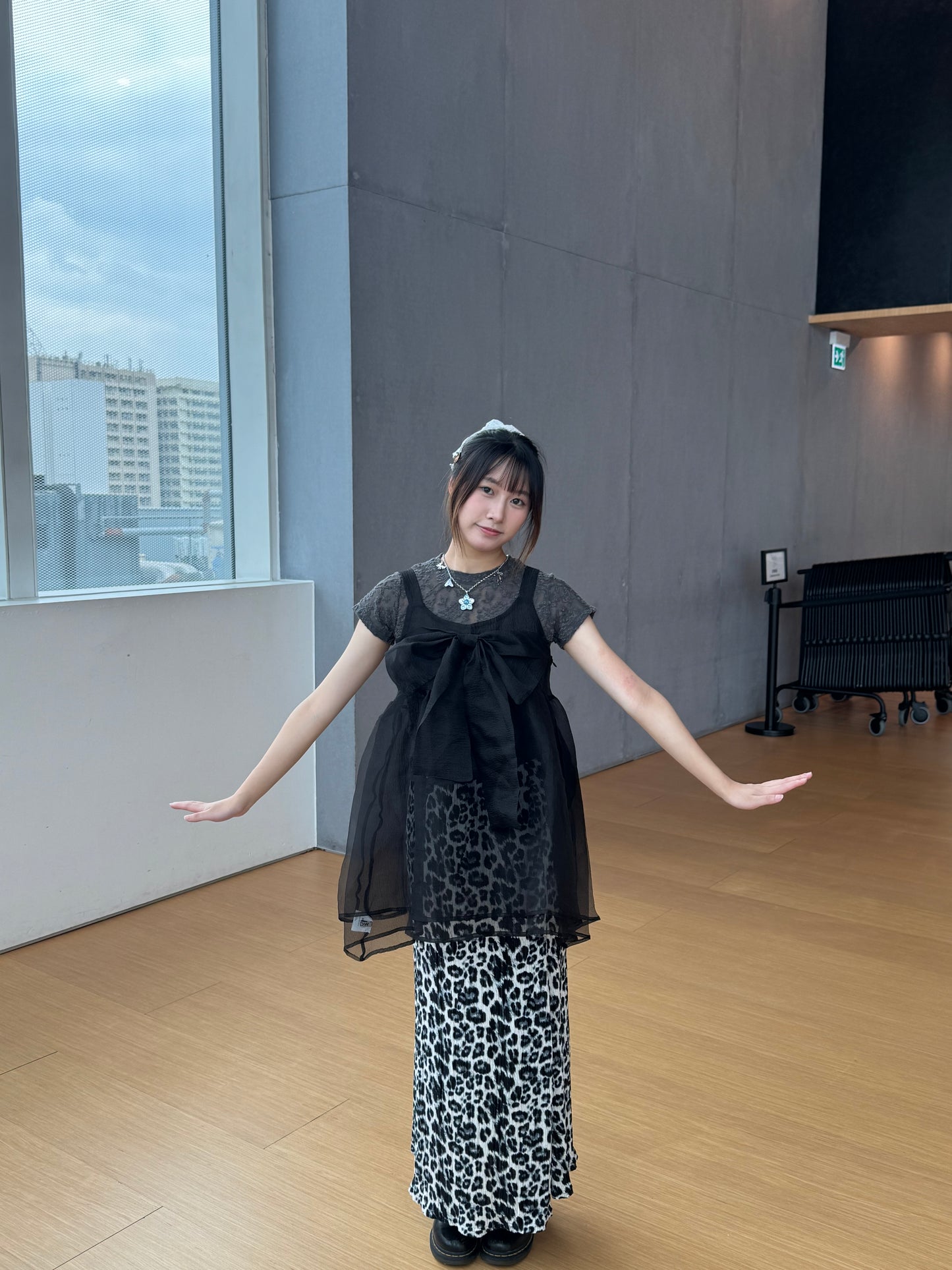 日系紗紗蝴蝶結Ops