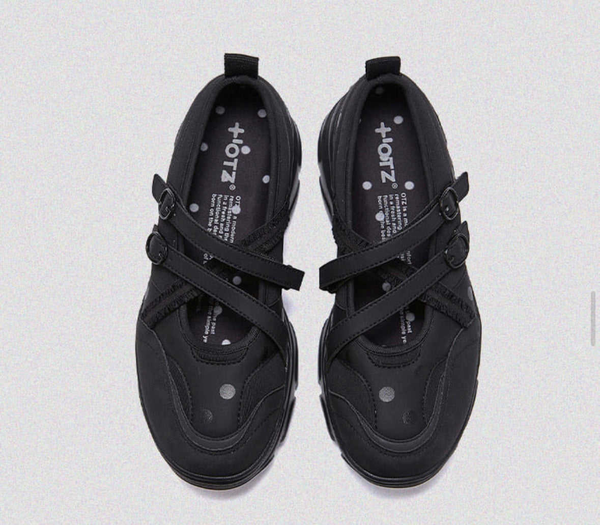 OTZ [:DOT EDITION] Lomita Platform Banding Dot Mary Jaine Shoes