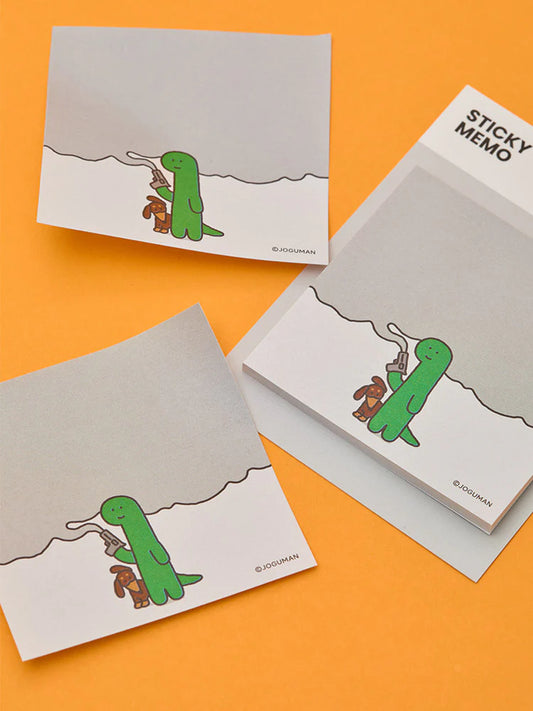 JOGUMAN STUDIO THROW AWAY BRACHIO & WOODY GUN STICKY NOTES