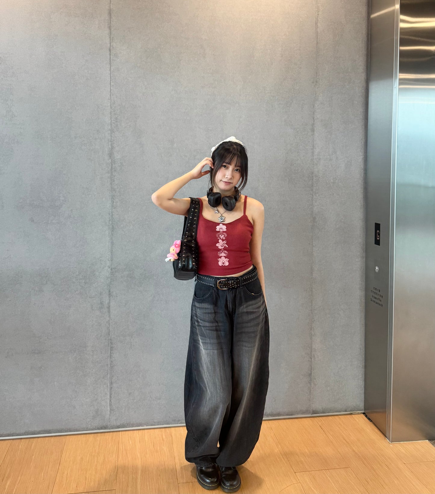 (現貨)小性感花花背心連pad