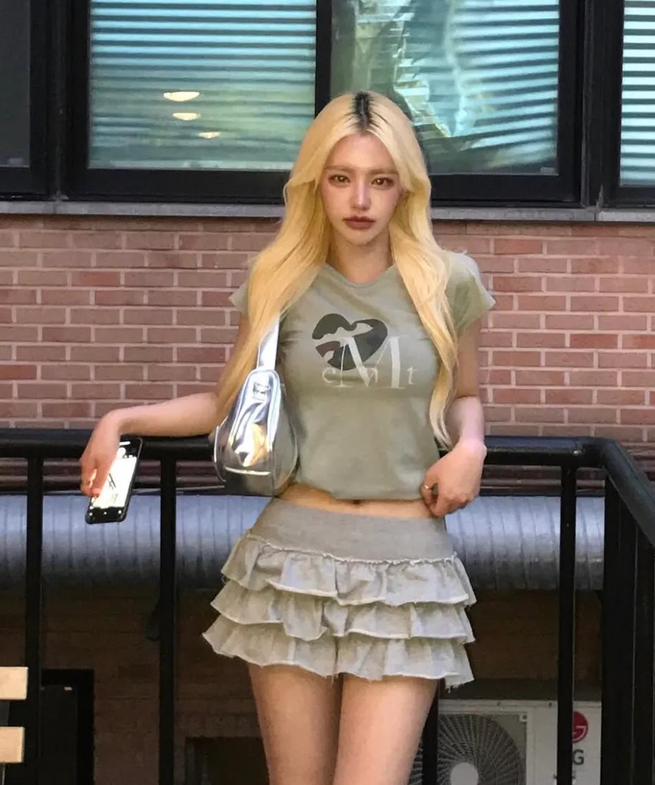 Mucent Canyon Heart Camo Short Sleeve Tee (2 Colors)