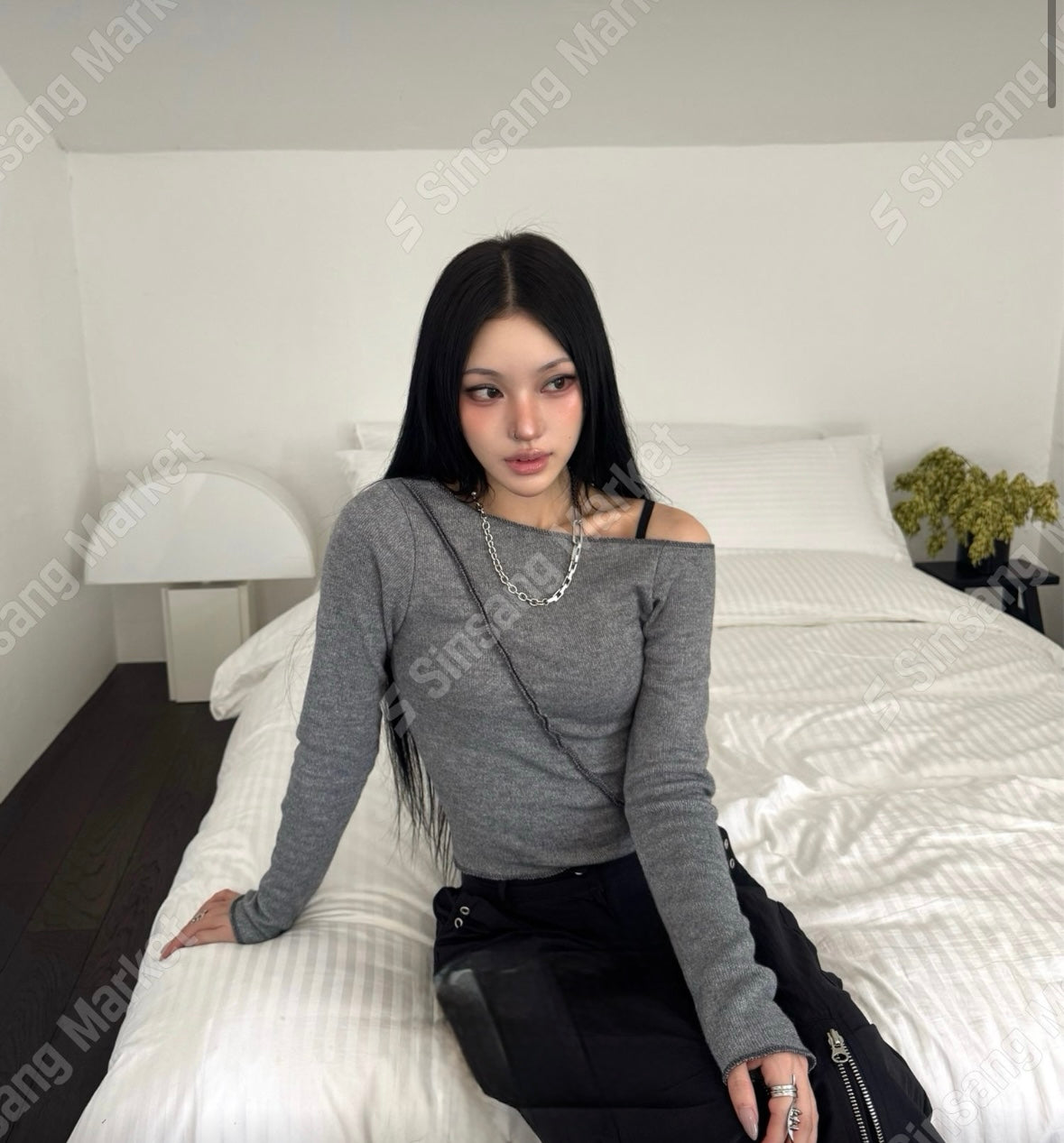 線條斜膊Top