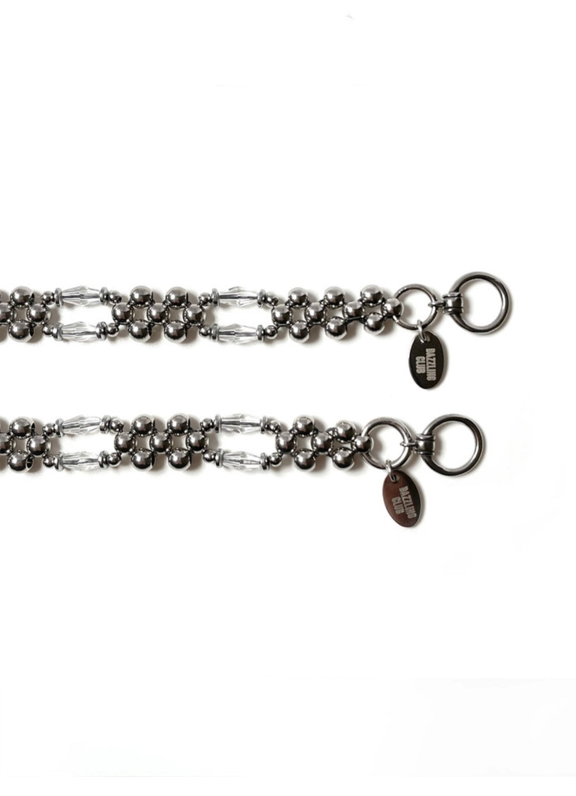 CRYSTAL BALL CHAIN BRACELET
