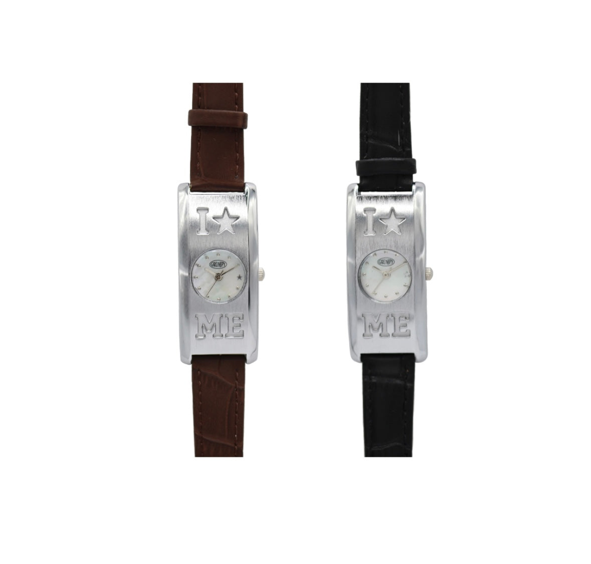 Only Grumpy) Star Me Leather Watch