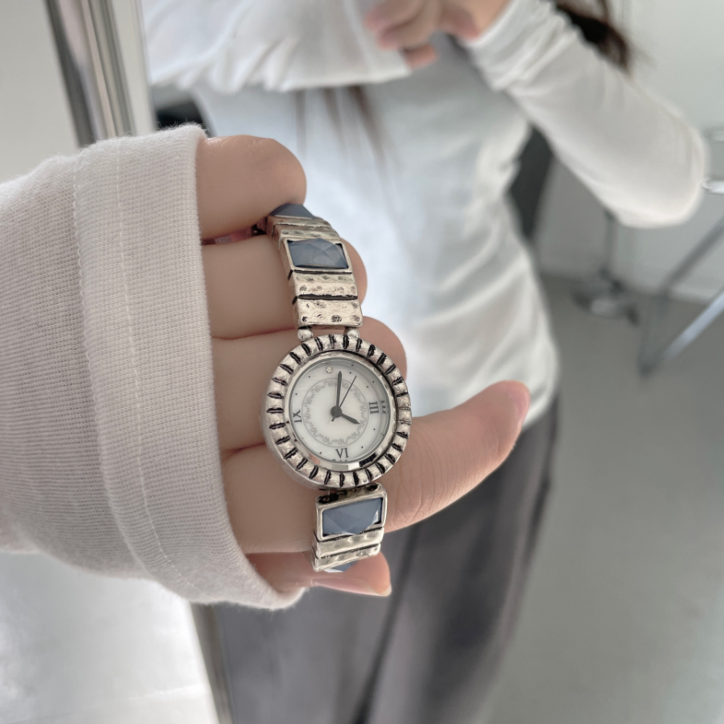 Ocean Glint Sky Stone Watch