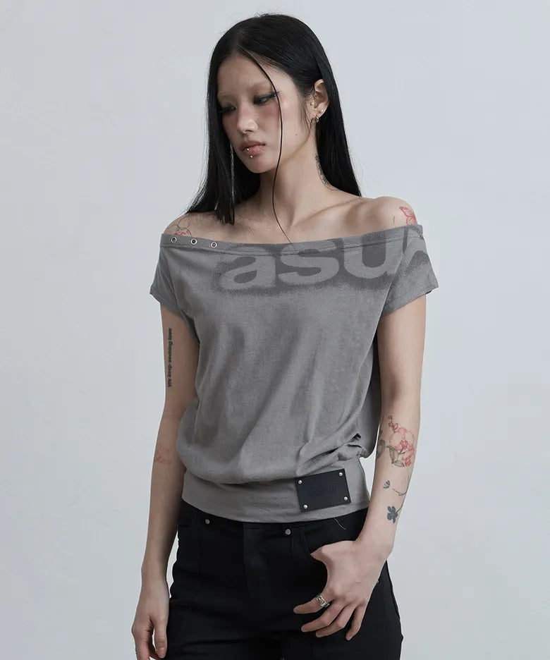ASUR DOLMAN LOOSE CROP T-SHIRTS (4 colors)