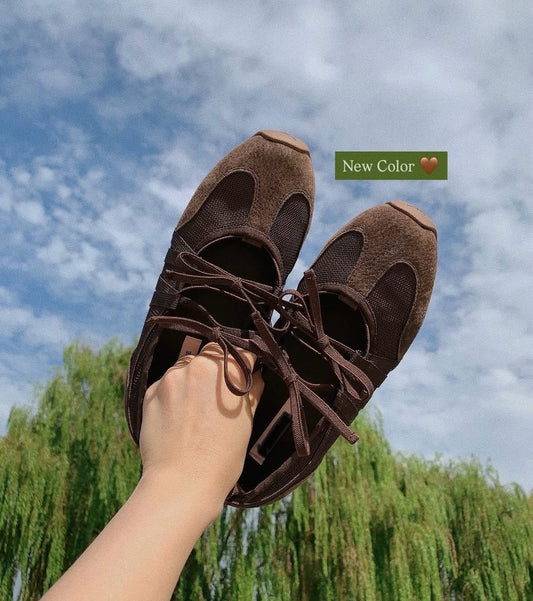 蝴蝶結芭蕾風鞋