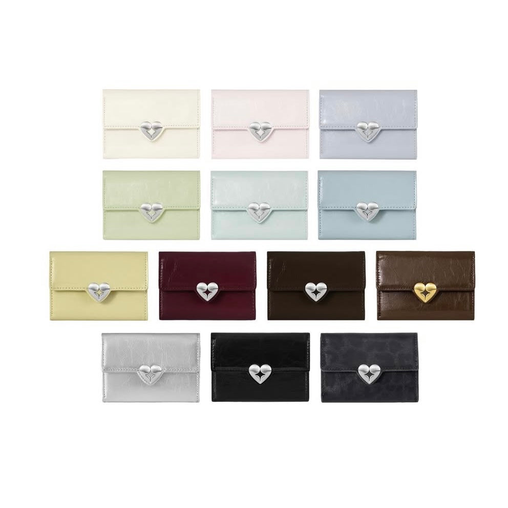 FENNCE HEARTY FLAP WALLET(13 colors)