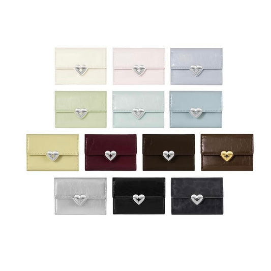 FENNCE HEARTY FLAP WALLET(13 colors)