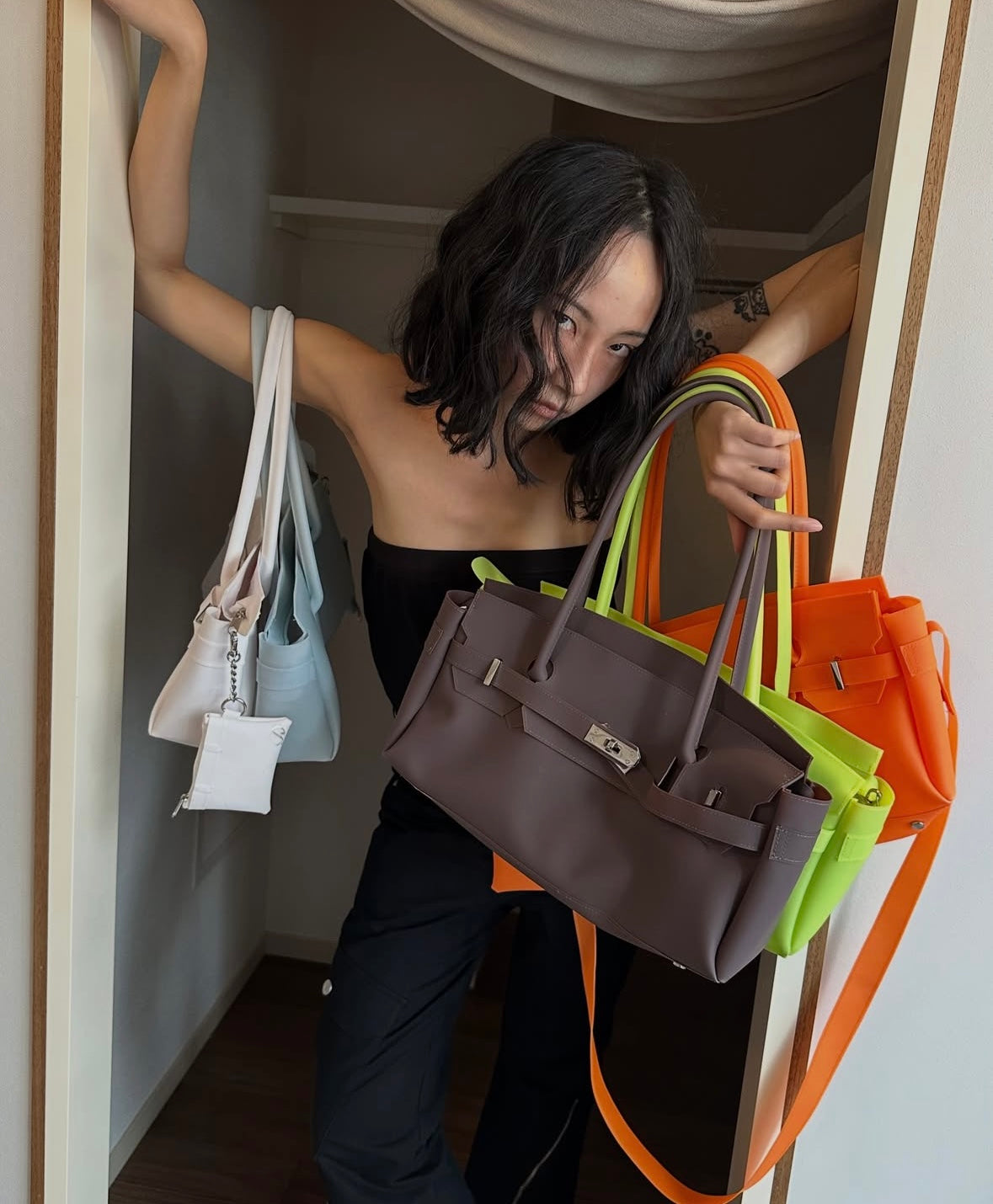 Deinet JELLY TWO-WAY BAG(8 colors) 送Card holder