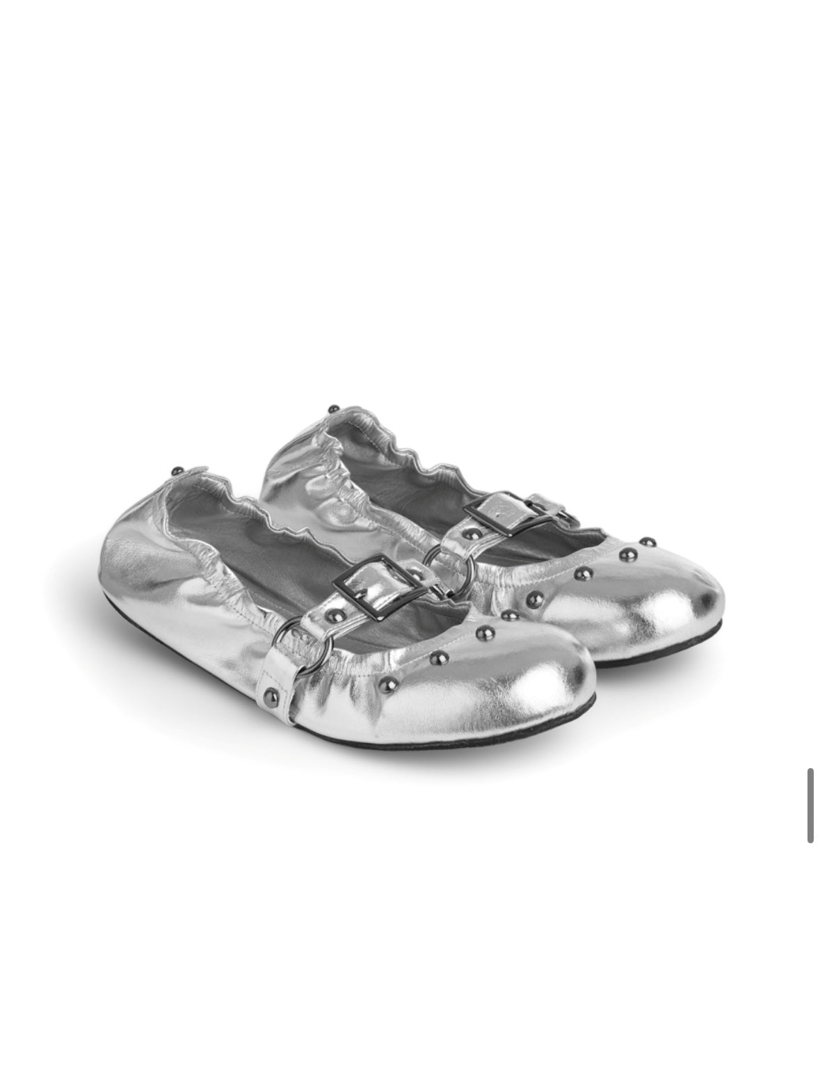 DEINET WRINKLED FLAT SHOES (3 COLORS)
