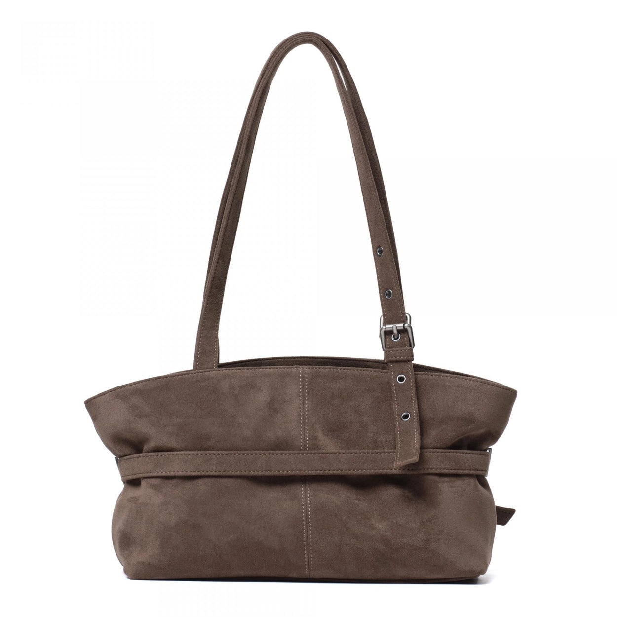 SAMO ONDOH le belt bag M suede khaki gray
