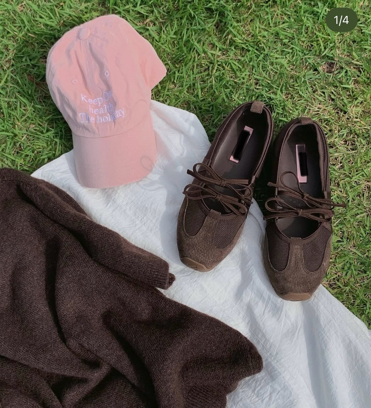 蝴蝶結芭蕾風鞋