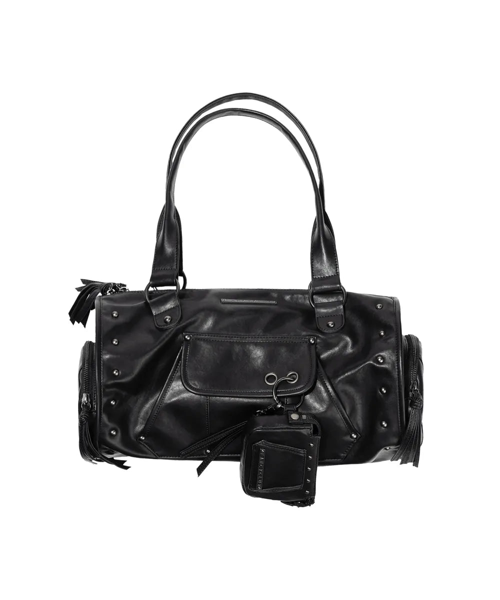 FANCYCLUB VEIL STUD BAG & WALLET (BLACK)