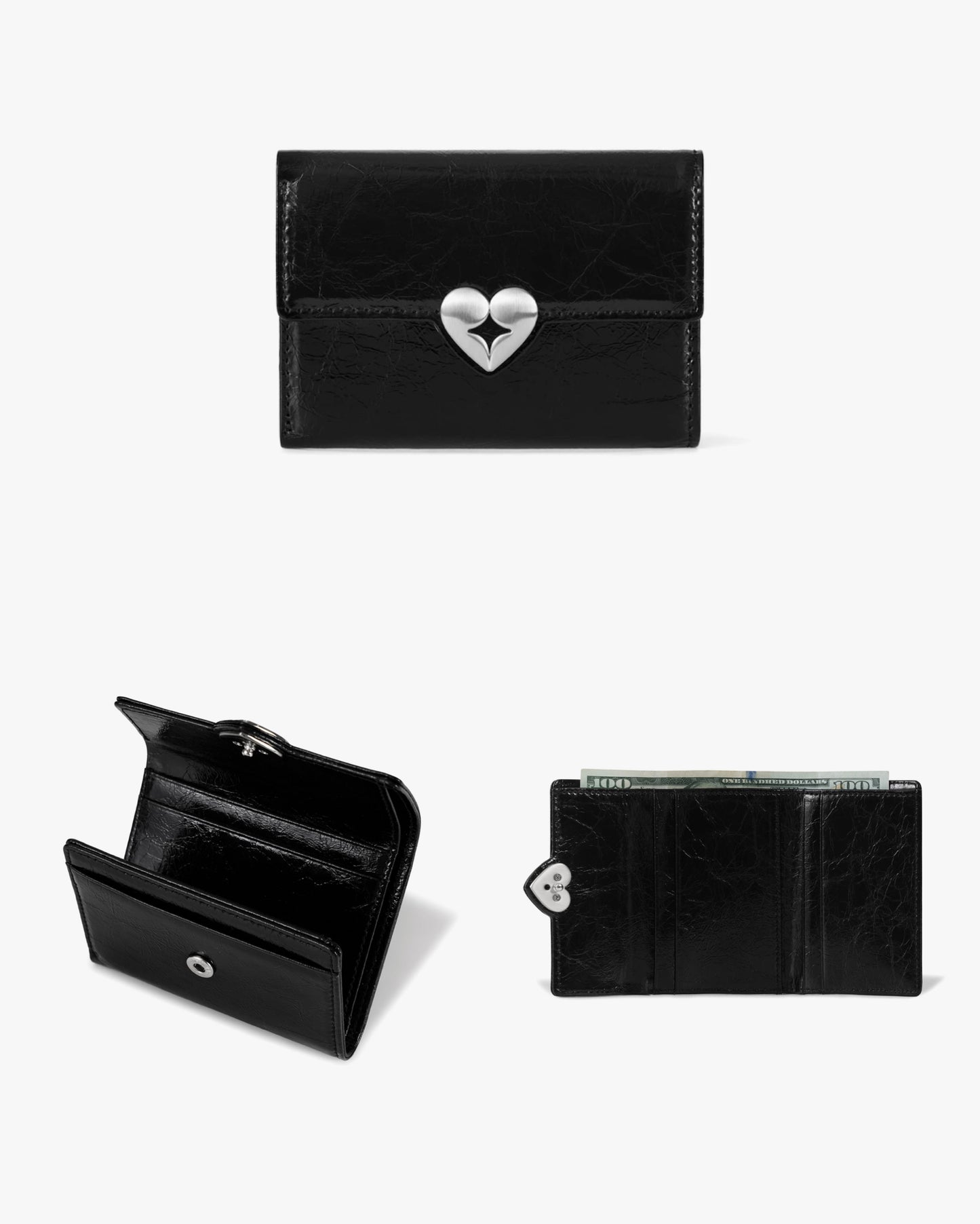 FENNCE HEARTY FLAP WALLET