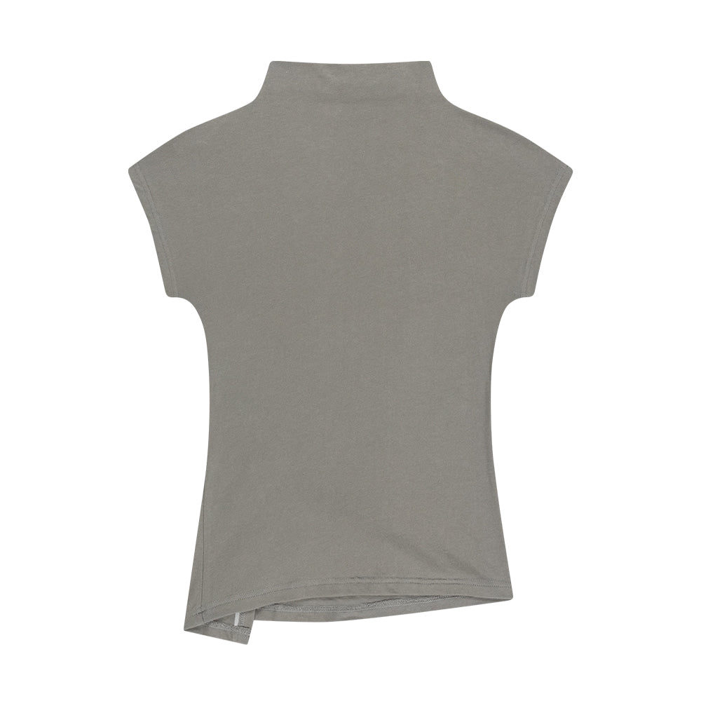 asur Side Snap Half Neck T-Shirt(3 colors)