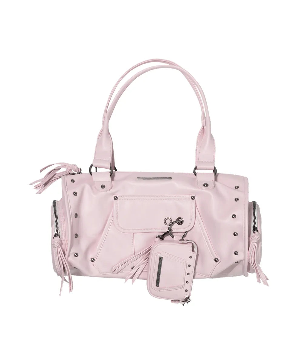 FANCYCLUB VEIL STUD BAG & WALLET (BLACK)
